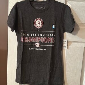 Womens SEC Alabama 2016 Football Champions Tshirt